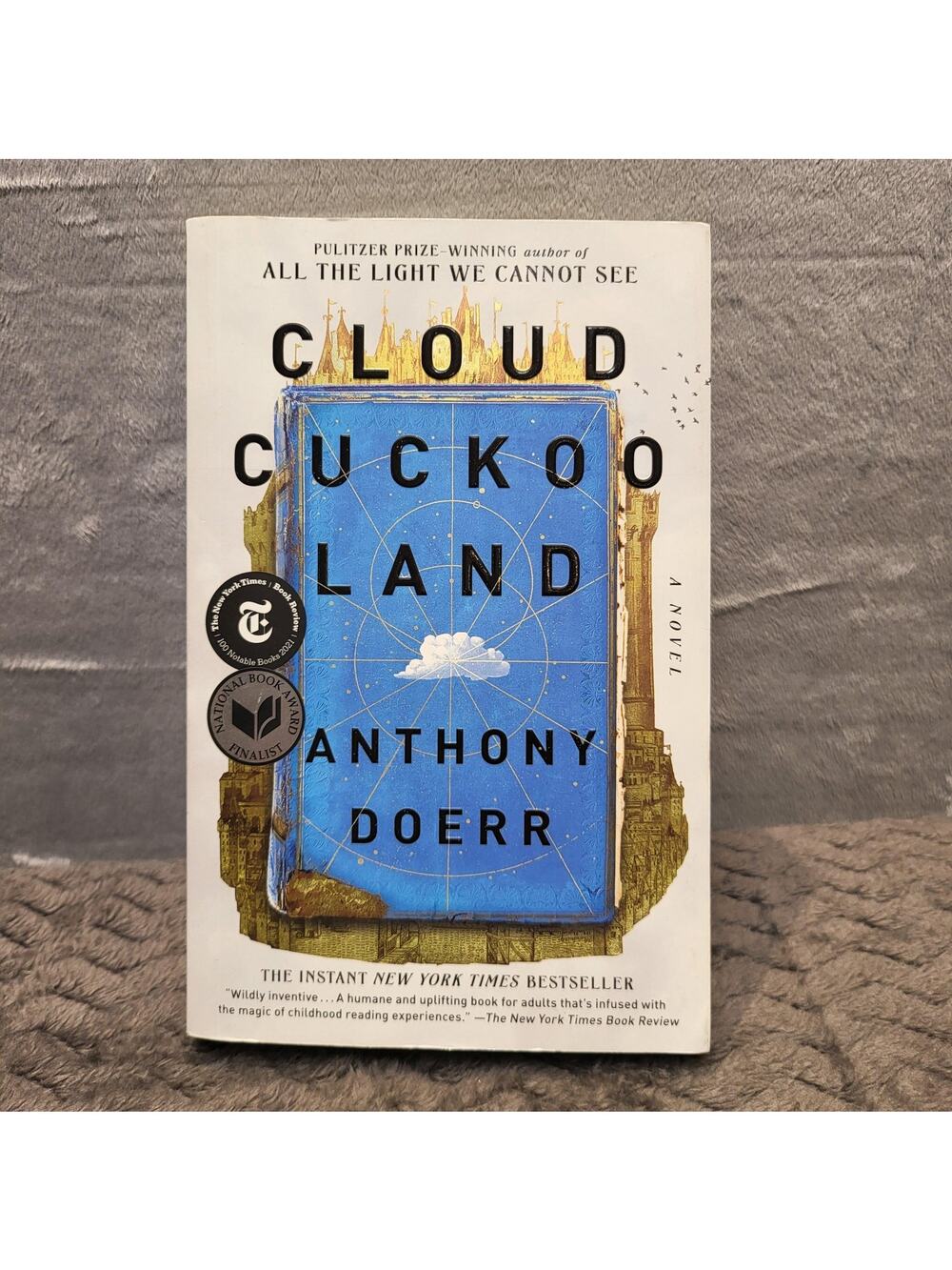 Cloud Cuckoo‎ Land Anthony Doerr Scribner Hardcover Blue White Dust Jacket